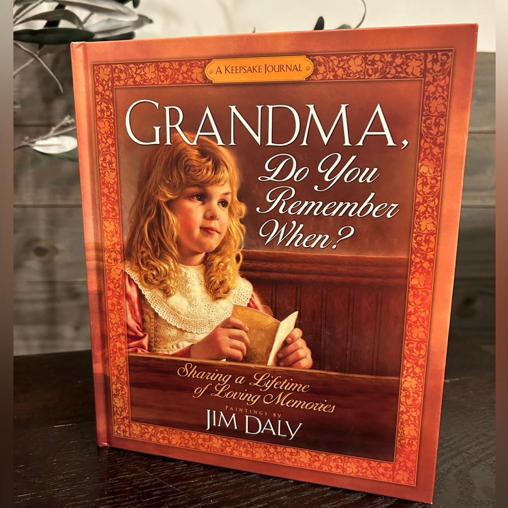 Keepsake Journal hardcover book Grandma Do you remember when